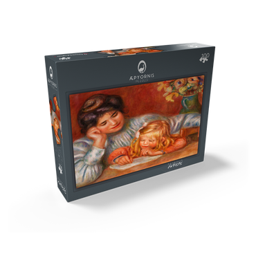Writing Lesson (La Leçon décriture) 1905 by Pierre-Auguste Renoir 100 Jigsaw Puzzle box view1