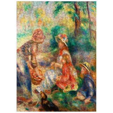 puzzleplate Apple Vendor (La Marchande de pommes) 1890 by Pierre-Auguste Renoir 500 Jigsaw Puzzle