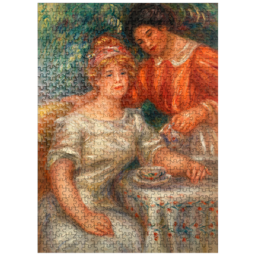 puzzleplate Tea Time 1911 by Pierre-Auguste Renoir 500 Jigsaw Puzzle