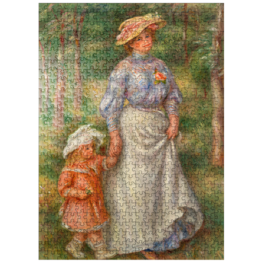 puzzleplate Promenade (La Promenade) 1906 by Pierre-Auguste Renoir 500 Jigsaw Puzzle