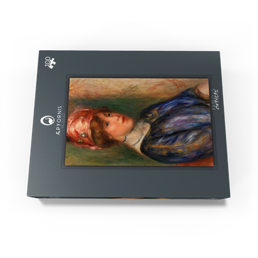 Young Woman in Blue Bust (Jeune femme en corsage bleu buste) 1911 by Pierre-Auguste Renoir 100 Jigsaw Puzzle box view1