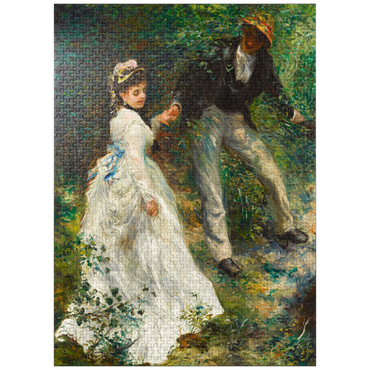 puzzleplate La Promenade (1870) by Pierre-Auguste Renoir 1000 Jigsaw Puzzle