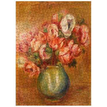 puzzleplate Anemones (Anémones) 1907 by Pierre-Auguste Renoir 500 Jigsaw Puzzle