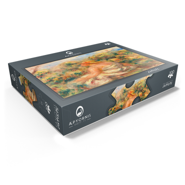 Woman with Hat in a Landscape (Femme avec chapeau dans un paysage) 1918 by Pierre-Auguste Renoir 100 Jigsaw Puzzle box view1