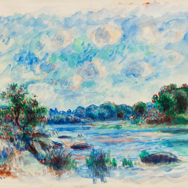 Landscape at Pont-Aven 1892 by Pierre-Auguste Renoir 500 Jigsaw Puzzle 3D Modell