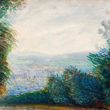 The Auvers Valley on the Oise River (after 1884) by Pierre-Auguste Renoir 1000 Jigsaw Puzzle 3D Modell