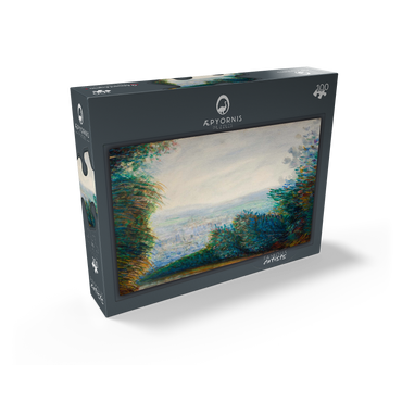 The Auvers Valley on the Oise River after 1884 by Pierre-Auguste Renoir 100 Jigsaw Puzzle box view1