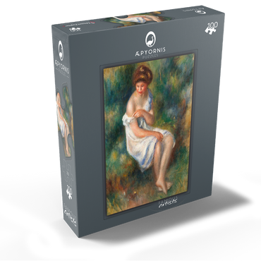 The Bather 1900 by Pierre-Auguste Renoir 100 Jigsaw Puzzle box view1