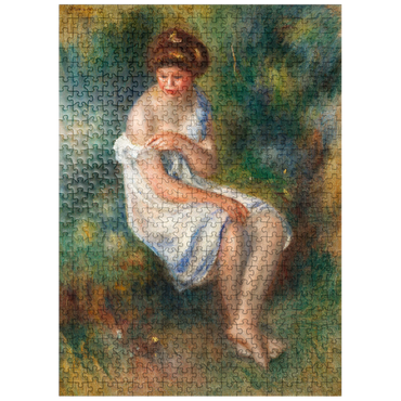 puzzleplate The Bather 1900 by Pierre-Auguste Renoir 500 Jigsaw Puzzle