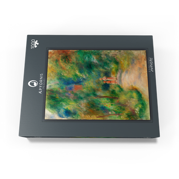 Two Figures on a Path (Deux figures dans un sentier) (1906) by Pierre-Auguste Renoir 1000 Jigsaw Puzzle box view1