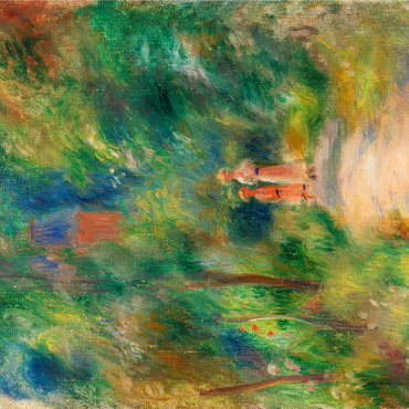 Two Figures on a Path (Deux figures dans un sentier) (1906) by Pierre-Auguste Renoir 1000 Jigsaw Puzzle 3D Modell
