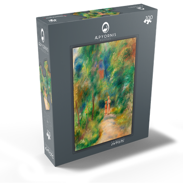 Two Figures on a Path (Deux figures dans un sentier) 1906 by Pierre-Auguste Renoir 100 Jigsaw Puzzle box view1