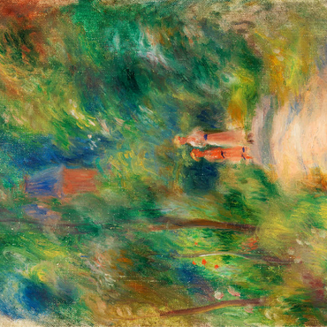 Two Figures on a Path (Deux figures dans un sentier) 1906 by Pierre-Auguste Renoir 100 Jigsaw Puzzle 3D Modell