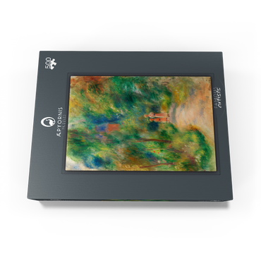 Two Figures on a Path (Deux figures dans un sentier) 1906 by Pierre-Auguste Renoir 500 Jigsaw Puzzle box view1