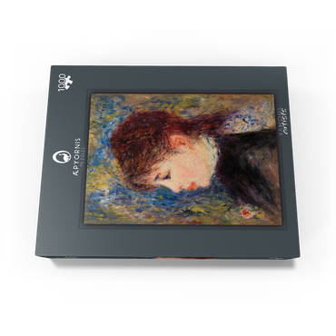 Young Woman with Rose (Jeune fille à la rose) (1877) by Pierre-Auguste Renoir 1000 Jigsaw Puzzle box view1