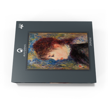 Young Woman with Rose (Jeune fille à la rose) 1877 by Pierre-Auguste Renoir 100 Jigsaw Puzzle box view1