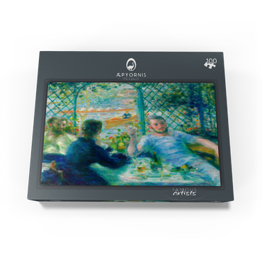 Lunch at the Restaurant Fournaise The Rowers Lunch 1875 by Pierre-Auguste Renoir 100 Jigsaw Puzzle box view1