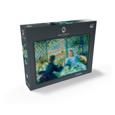 Lunch at the Restaurant Fournaise The Rowers Lunch 1875 by Pierre-Auguste Renoir 500 Jigsaw Puzzle box view1