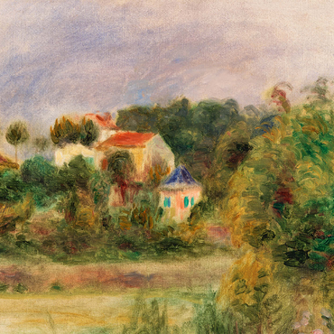 Houses in a Park (Maisons dans un parc) 1911 by Pierre-Auguste Renoir 500 Jigsaw Puzzle 3D Modell