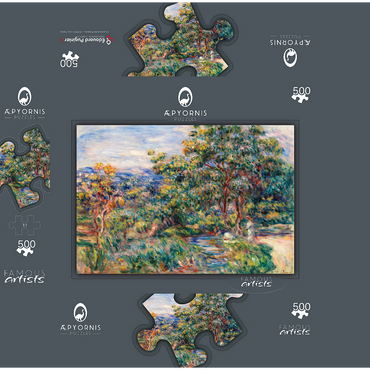 Le Béal 1912 by Pierre-Auguste Renoir 500 Jigsaw Puzzle box 3D Modell