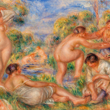 Bathing Group 1916 by Pierre-Auguste Renoir 500 Jigsaw Puzzle 3D Modell