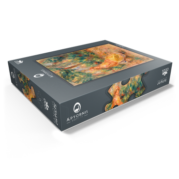 Woman in Pink and Yellow in a Landscape (Femme en rose et jaune dans un paysage) (1917-1919) by Pierre-Auguste Renoir 1000 Jigsaw Puzzle box view1
