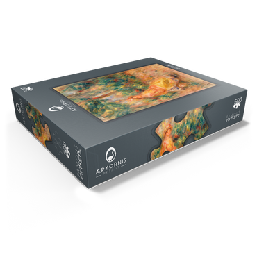 Woman in Pink and Yellow in a Landscape (Femme en rose et jaune dans un paysage) 1917-1919 by Pierre-Auguste Renoir 500 Jigsaw Puzzle box view1