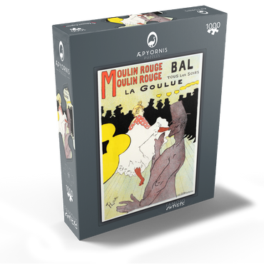 Affiche pour le Moulin Rouge la Goulue (1898) by Henri de Toulouse-Lautrec 1000 Jigsaw Puzzle box view1