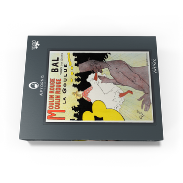 Affiche pour le Moulin Rouge la Goulue (1898) by Henri de Toulouse-Lautrec 1000 Jigsaw Puzzle box view1