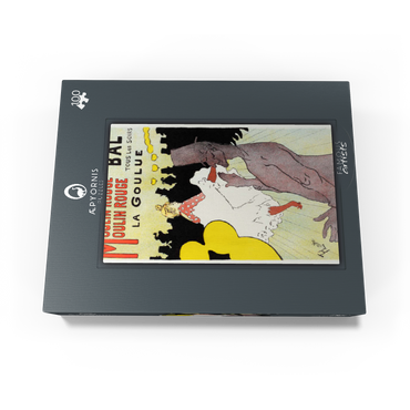 Affiche pour le Moulin Rouge la Goulue 1898 by Henri de Toulouse-Lautrec 100 Jigsaw Puzzle box view1