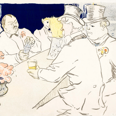 The Irish and American Bar, Rue Royale (1896) by Henri de Toulouse-Lautrec 1000 Jigsaw Puzzle 3D Modell