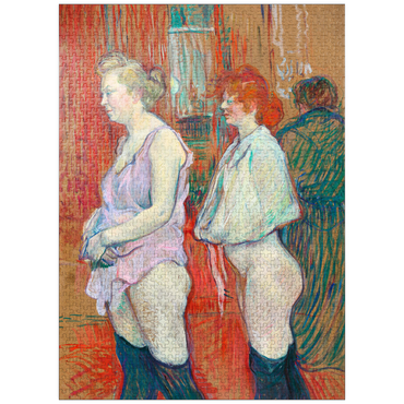 puzzleplate Rue des Moulins (1894) by Henri de Toulouse-Lautrec 1000 Jigsaw Puzzle