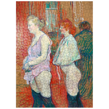 puzzleplate Rue des Moulins 1894 by Henri de Toulouse-Lautrec 500 Jigsaw Puzzle