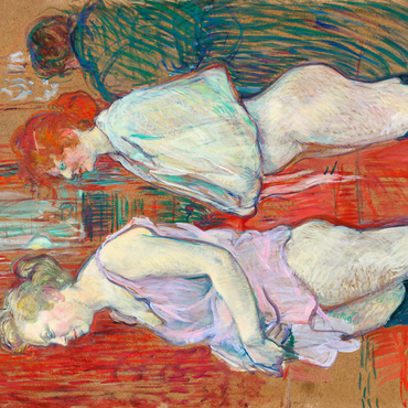 Rue des Moulins 1894 by Henri de Toulouse-Lautrec 500 Jigsaw Puzzle 3D Modell