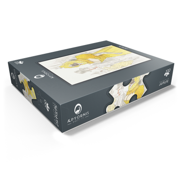 Affiche Au Bal des Etudiants 1900 by Henri de Toulouse-Lautrec 100 Jigsaw Puzzle box view1