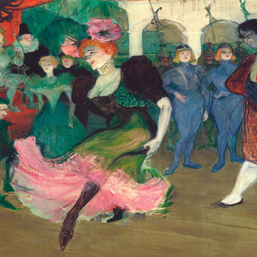 Marcelle Lender Dancing the Bolero in Chilpéric 1895-1896 by Henri de Toulouse-Lautrec 100 Jigsaw Puzzle 3D Modell