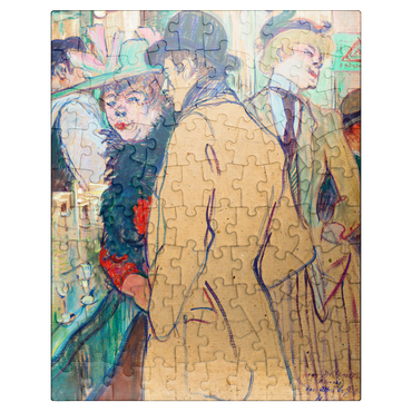 puzzleplate Alfred la Guigne 1894 by Henri de Toulouse-Lautrec 100 Jigsaw Puzzle