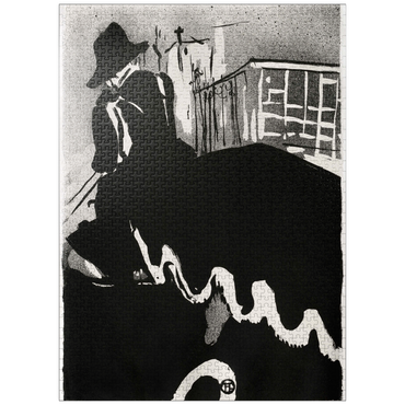 puzzleplate Ultime Ballade (1893) by Henri de Toulouse-Lautrec 1000 Jigsaw Puzzle