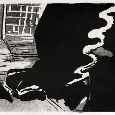 Ultime Ballade (1893) by Henri de Toulouse-Lautrec 1000 Jigsaw Puzzle 3D Modell