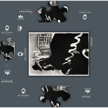 Ultime Ballade (1893) by Henri de Toulouse-Lautrec 1000 Jigsaw Puzzle box 3D Modell