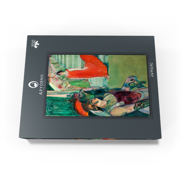 The Opera 'Messalina' at Bordeaux (Messaline descend l'escalier bordé de figurants) by Henri de Toulouse-Lautrec 100 Jigsaw Puzzle box view1