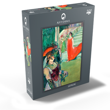 The Opera 'Messalina' at Bordeaux (Messaline descend l'escalier bordé de figurants) by Henri de Toulouse-Lautrec 500 Jigsaw Puzzle box view1
