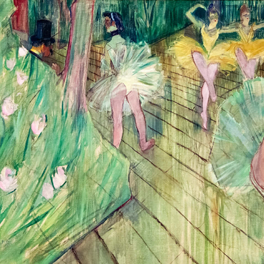 Henri de Toulouse-Lautrec Ballet Scene 1886 100 Jigsaw Puzzle 3D Modell