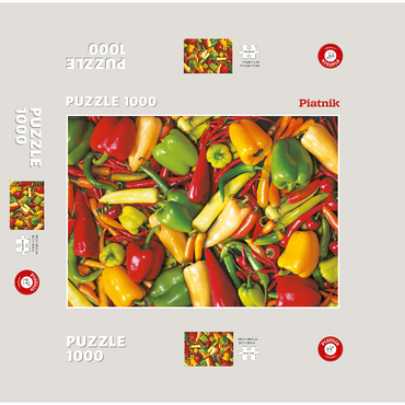 Paprika 1000 Jigsaw Puzzle box 3D Modell