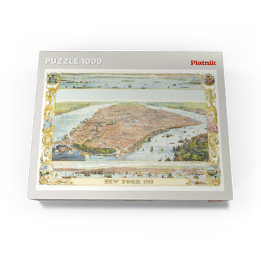 New York City Map, 1853 1000 Jigsaw Puzzle box view1