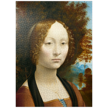 puzzleplate Ginevra de' Benci 1000 Jigsaw Puzzle