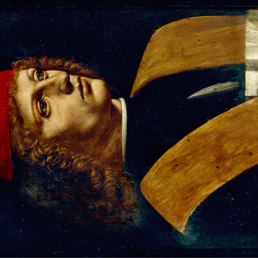 Portrait of a young man by Leonardo da Vinci 100 Jigsaw Puzzle 3D Modell