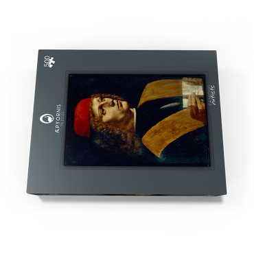 Portrait of a young man by Leonardo da Vinci 500 Jigsaw Puzzle box view1