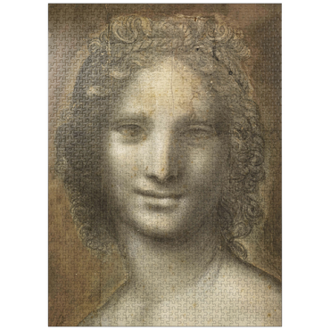 puzzleplate La Joconde nue or Monna Vanna - details 1000 Jigsaw Puzzle