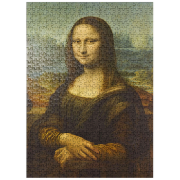 puzzleplate Mona Lisa - Lisa del Giocondo by Leonardo da Vinci 500 Jigsaw Puzzle